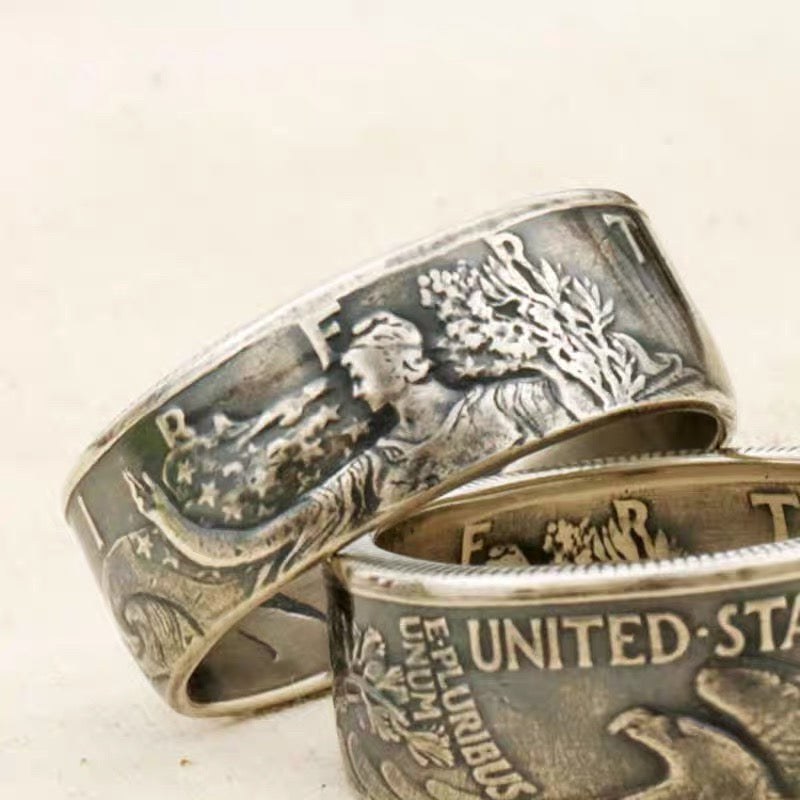 CoinRelic-American 50-cent Ring