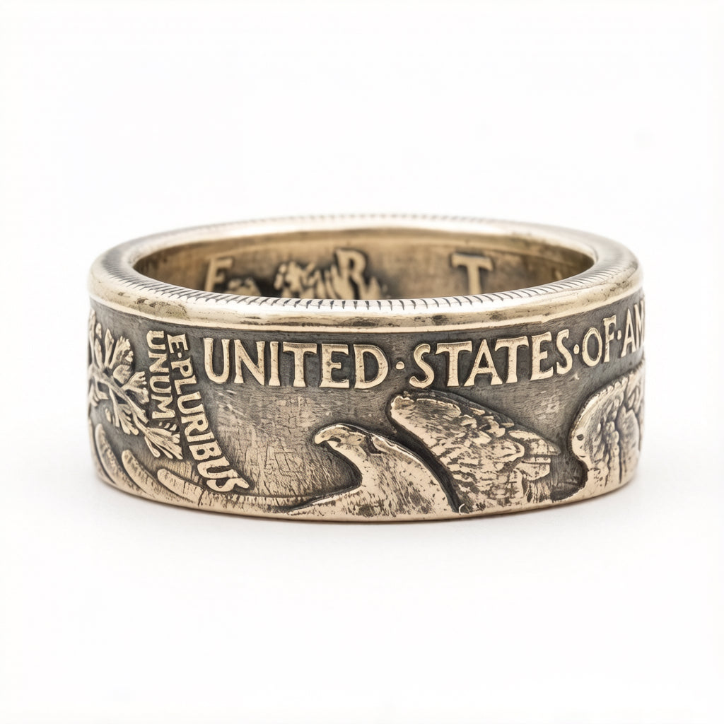 CoinRelic-American 50-cent Ring