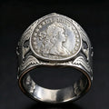CoinRelic-1795 Liberty of the Americas Peace Coin Replica Ring