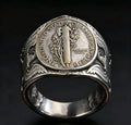 CoinRelic-1920 Axe One-Digit Coin Ring