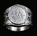 CoinRelic-1965 Soviet Commemorative Coin Ring