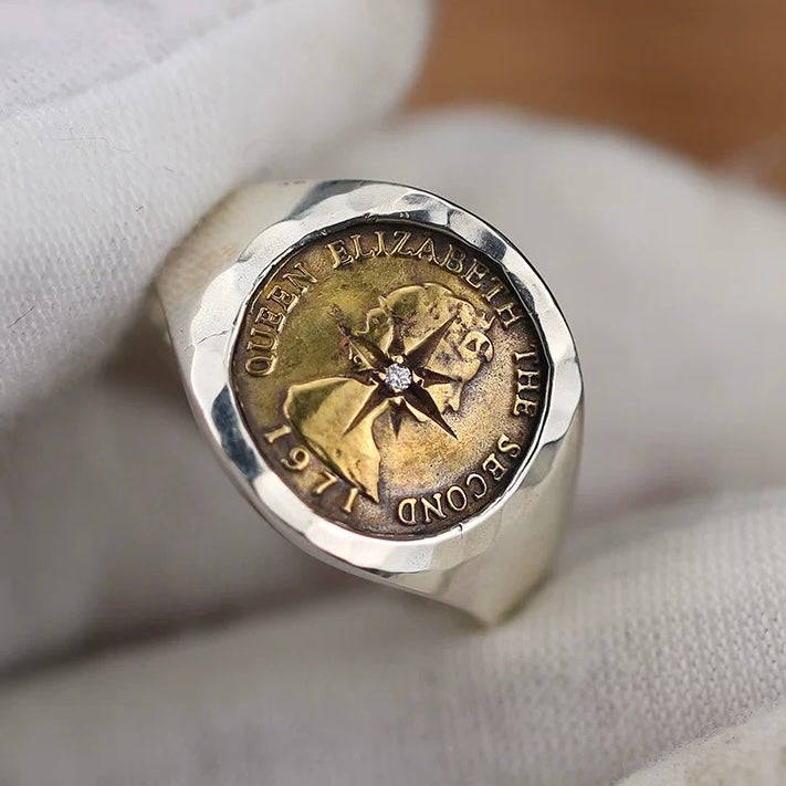 CoinRelic-Elizabethan Coin Ring