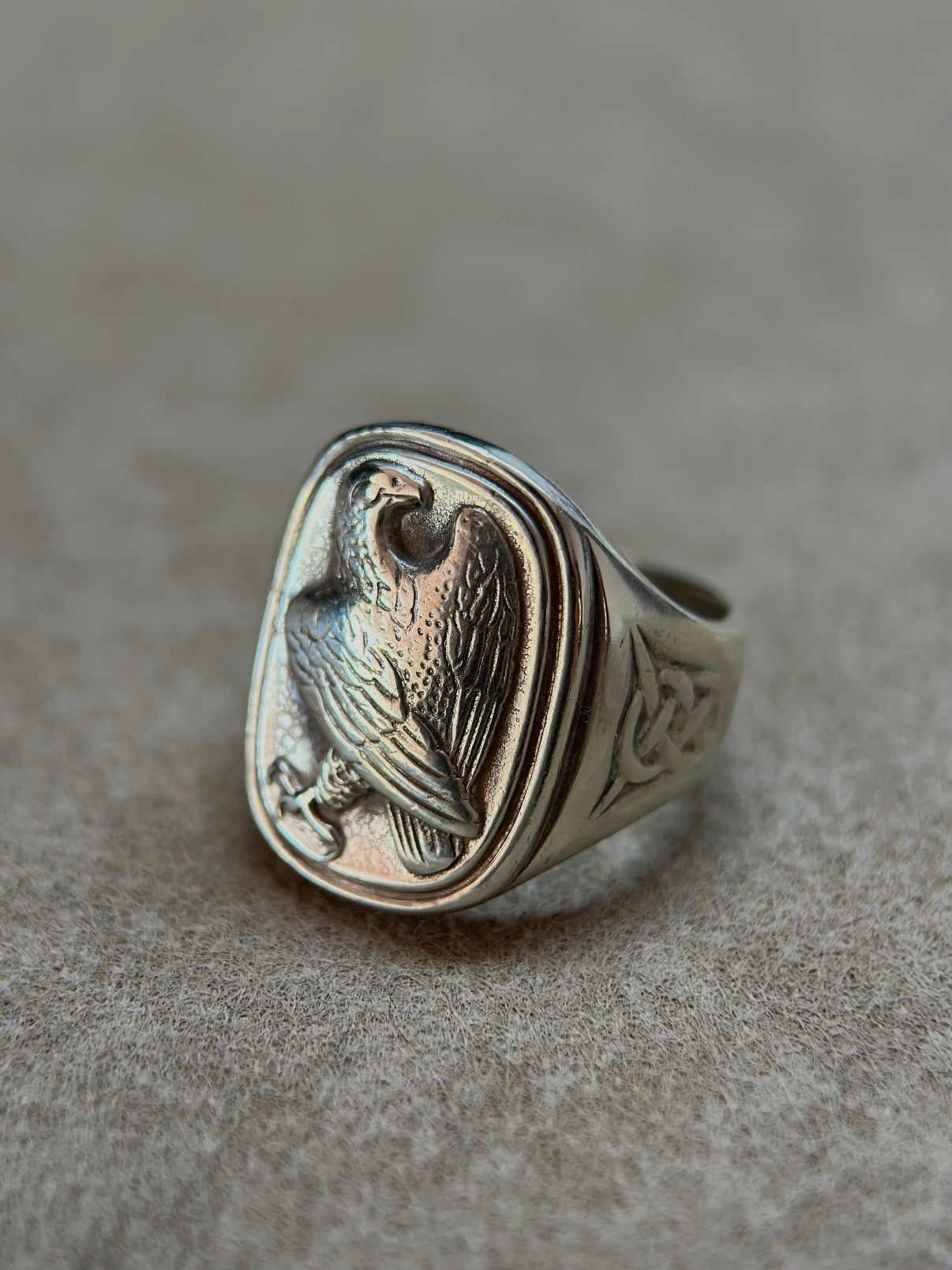 CoinRelic-Georg Jensen ✖️ Franklin Eagle Ring